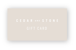 Cedar + Stone Gift Card