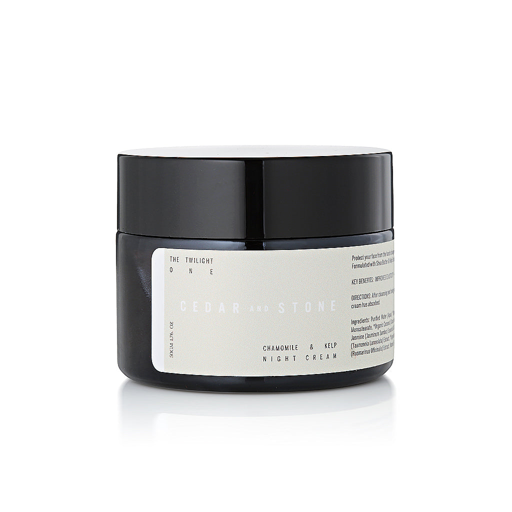 The Twilight One 〰️ Chamomile and Kelp Night Cream – Cedar and Stone
